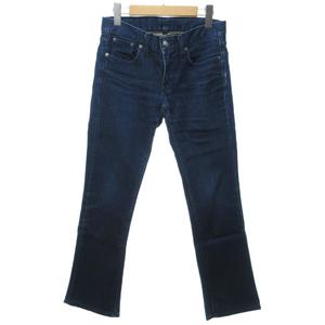 ラルフローレン RALPH LAUREN ブラックレーベル 美品 デニム ジーンズ ジーパン スリム インディゴブルー 27 0929 レディース