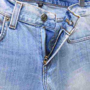 ラルフローレン RALPH LAUREN 美品 デニム ジーンズ ジーパン ビジュー ポニー USED加工 インディゴブルー 27 0929 レディース