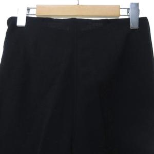 ラルフローレン RALPH LAUREN パンツ スラックス イージーパンツ センタープレス ウール 黒 ブラック 2 約S 0929 レディース