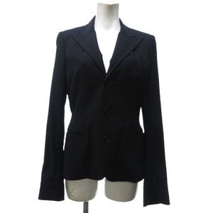 ラルフローレン RALPH LAUREN 美品 テーラードジャケット ブレザー 長袖 黒 ブラック 4 約S 0929 レディース