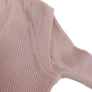 シャネル CHANEL カシミヤシルク リブニット セーター 長袖 Vネック