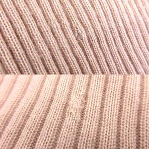 シャネル CHANEL カシミヤシルク リブニット セーター 長袖 Vネック