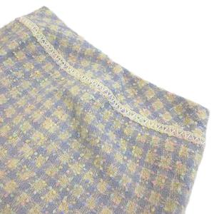 シャネル CHANEL 94P ミックスツイード タイトスカート ひざ丈  