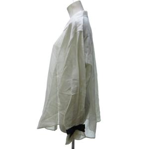 ルネ Rene Boutique シアーブラウス シャツ 長袖 リボン コットン