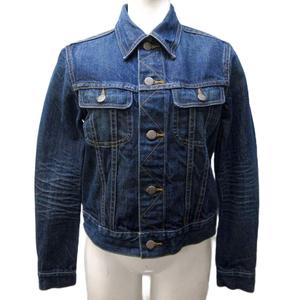 ラルフローレン RALPH LAUREN 90s デニムジャケット Gジャン ブルゾン 国内正規品 9 約M インディゴブルー 1104 レディース
