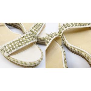 クリスチャンルブタン Christian louboutin スパイクスタッズ ジュート