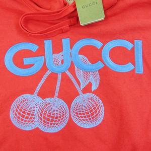 未使用品 グッチ GUCCI タグ付 23AW クロップド パーカー フーディ 