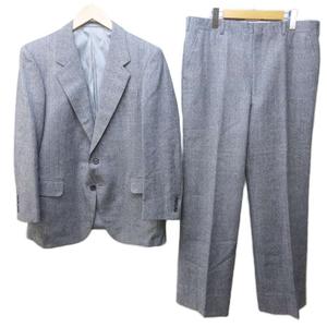 アクアスキュータム AQUASCUTUM セットアップ スーツ ヘリンボーン 