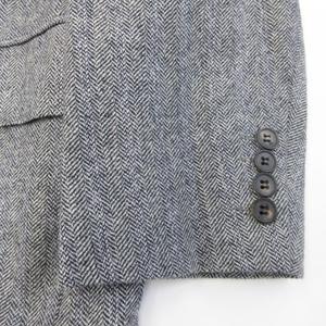 アクアスキュータム AQUASCUTUM セットアップ スーツ ヘリンボーン 