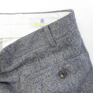 アクアスキュータム AQUASCUTUM セットアップ スーツ ヘリンボーン 