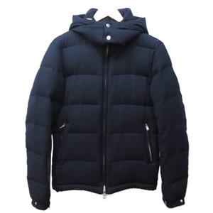 シップスジェットブルー SHIPS JET BLUE ダウンジャケット ダウンコート ウール フード L 紺 ネイビー 0204 メンズ
