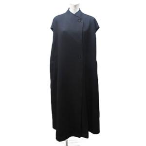 ローレン Louren 美品 volume flare trench coat ボリューム フレア トレンチコート 変形デザイン ロング F 黒 ブラック lo233-57 0323 レディース