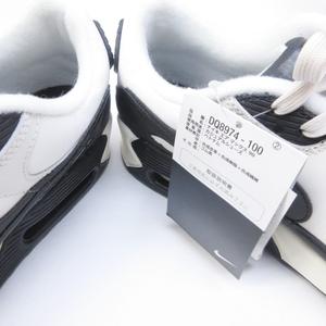 未使用品 ナイキ NIKE タグ付 AIR MAX 90 エアマックス90 DQ8974-100 ホワイト ブラック-ファントム ココナッツミルク スニーカー US8.5 26.5cm 白黒 0329 メンズ