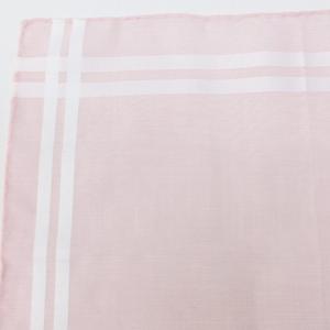 エルメス HERMES MOUCH JAC H柄 スカーフ ハンカチ シアー ロゴ ピンク 系 ☆AA★ 0412 レディース