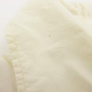 エムエムシックス メゾンマルジェラ MM6 Maison Margiela 22SS シャツ ブラウス 変形デザイン 切替 総柄 ノースリーブ 36 約S ベージュ ホワイト 系 S62DL0058 0426 レディース