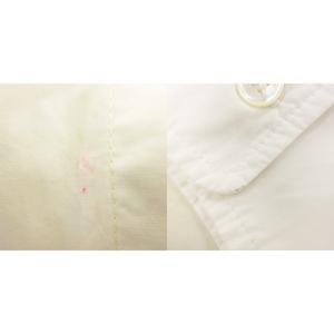 エムエムシックス メゾンマルジェラ MM6 Maison Margiela 22SS シャツ ブラウス 変形デザイン 切替 総柄 ノースリーブ 36 約S ベージュ ホワイト 系 S62DL0058 0426 レディース