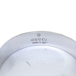 グッチ GUCCI アイコンリング 指輪 GGロゴ K18WG 9号 3.4g /HW ■WY レディース