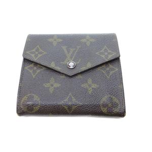 ルイヴィトン LOUIS VUITTON 財布 M61660 モノグラム・ポルトモネ・ビエ・カルト・クレディ 茶 ブラウン /HW ■WY レディース