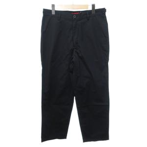 シュプリーム SUPREME 美品 パンツ ワイド テーパード バギー USA製  黒 ブラック 34 ☆AA★ メンズ