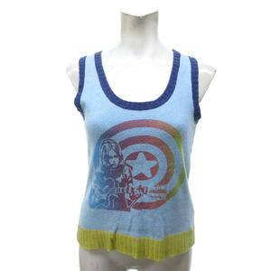 ヒステリックグラマー HYSTERIC GLAMOUR タンクトップ レインボー ギターガール マルチカラー FREE レディース