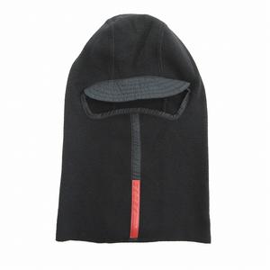 PRADA SPORT プラダ スポーツ ニット帽 ナイロン 帽子 サイズS 黒