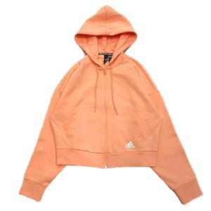 未使用品 アディダス Adidas ジップアップ スウェット パーカー ジャケット ブルゾン ロゴ ドロップショルダー 長袖 M ピンク レディース ４ レディース 026 ベクトルパーク