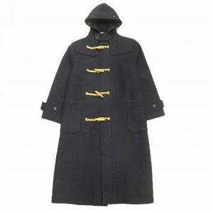 美品 ポロ バイ ラルフローレン Polo by Ralph Lauren メルトン ロング ダッフル コート ジャケット ブルゾン M 日本製 国内正規 ネイビー メンズ●11
