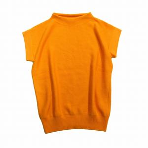 エルメス HERMES カシミヤ100% Hロゴ パンチング ボトルネック ニット 