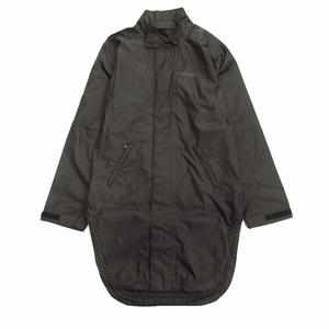 17SS アリクス × スピーディ ALYX × SPIDI レイン コート ナイロン ロング ジャケット ブルゾン 防水 ラウンドカット フーディ 防水 2017年製 S 黒 ブラック メンズ●7