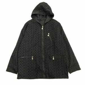 FENDI フェンディリバーシブルフーデットパーカーブラック