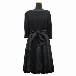 未使用品 トゥービーシック TO BE CHIC 総柄 切替 フレア ワンピース 
