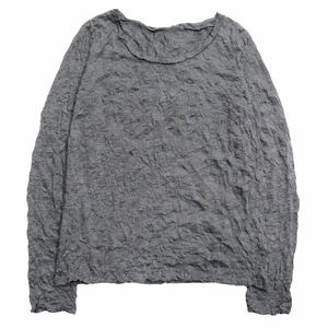 美品 ミーイッセイミヤケ me ISSEY MIYAKE シワ プリーツ加工 Tシャツ 