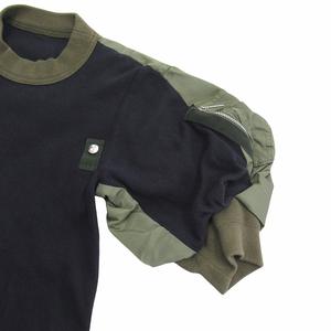 22ss サカイ sacai MA-1ドッキング ロング ワンピース ドレス 