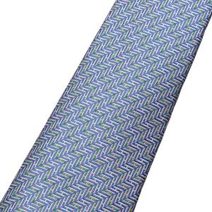 美品 エルメス HERMES Hロゴ ジャガード ネクタイ シルク 659118T スーツ フォーマル パーティ シャイニーブルー 青 緑 ピンク メンズ ▽２ 