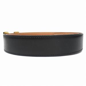 未使用品 エルメス vintage HERMES Hバックル リバーシブル ベルト ボックスカーフ トゴ レザー コンスタンス ゴールド金具 デッドストック オールド ヴィンテージ ビンテージ アーカイブ □D刻印 2000年製 サイズ75cm 黒 ブラック 茶 ブラウ メンズ ◆２ 