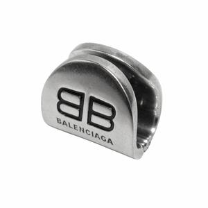 美品 バレンシアガ BALENCIAGA BBロゴ イヤーカフ イヤリング