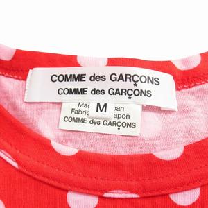 極美品 21SS コムデギャルソン COMME des GARCONS コムコム ドット ロング Tシャツ カットソー 長袖 アーカイブ AD2020 RG-T028 サイズM 極美品 21SS コムデギャルソン COMME des GARCONS コムコム