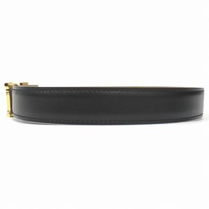 美品 エルメス vintage HERMES ミニ コンスタンス Hバックル リバーシブル ベルト ボックスカーフ トゴ レザー ゴールド金具 オールド ヴィンテージ ビンテージ アーカイブ □B刻印 1998年製 サイズ65cm 黒 ブラック 茶 ブラウン レディース ◆５ 