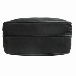 美品 プラダ PRADA ナイロン レザー ショルダー セミショルダー ハンド バッグ 鞄 トライアングルロゴ 三角ロゴプレート BR2158 黒 ブラック メンズ レディース ユニセックス 