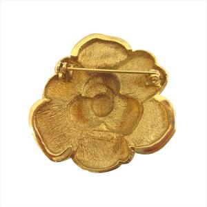 クリスチャンディオール Christian Dior フラワーモチーフ ブローチ