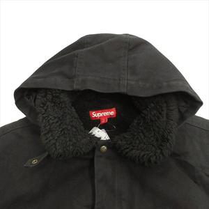 試着のみ！Supremeシュプリーム フェイクシアリング フーディージャケットM シュプリーム フェイク シアリング ラインド ボンバー