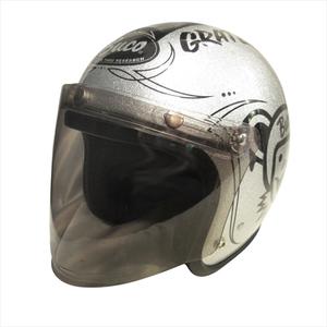 Baby Buco クリーム ジェットヘルメット バイザー付き SM 56-58 Baby Buco クリーム ジェットヘルメット バイザー付き SM 56-58