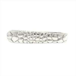 新品仕上げ済 新同 極美品 ティファニー vintage TIFFANY & CO. クロコエンボス ネクタイピン シルバー スーツアクセサリー SV925 旧ロゴ オールド ビンテージ ヴィンテージ メンズ◆７ 
