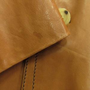 グッチ GUCCI by TOM FORD トムフォード期 レザー テーラード ジャケット ブレザー 牛革 カウ オールド アーカイブ 50 茶 ブラウン メンズ 