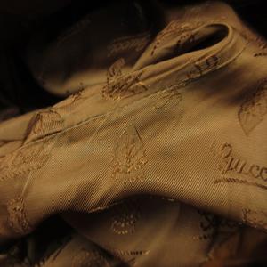 グッチ GUCCI by TOM FORD トムフォード期 レザー テーラード ジャケット ブレザー 牛革 カウ オールド アーカイブ 50 茶 ブラウン メンズ 