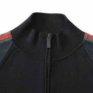 美品 グッチ GUCCI by Tom Ford トムフォード期 ドライバーズ ニット ジャケット ブルゾン シェリーライン ヌバック レザー オールド ヴィンテージ ビンテージ アーカイブ サイズM 黒 ブラック メンズ ◆９ 