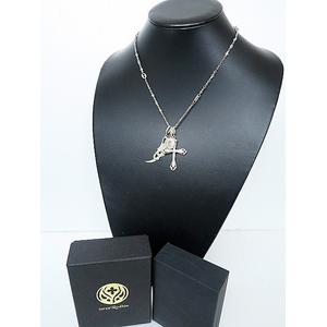 ローリーロドキンシルバークロスネックレスチャーム