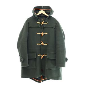 フェノメノン phenomenon ×Gloverall グローバーオール 12AW 裏地チェック柄 ダッフル コート L 緑 グリーン ブランド古着ベクトル 中古 ● 221004/103 メンズ