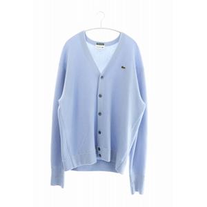 ラコステ LACOSTE × BEAMS ビームス 別注 Wool Cardigan ロゴ パッチ 
