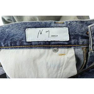ANCELLM アンセルム 23SS SELVEDGE TAPERED 5P DENIM PANTS ダメージ 